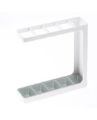 Porte-parapluies blanc - 23.5x6.5x24.3 cm