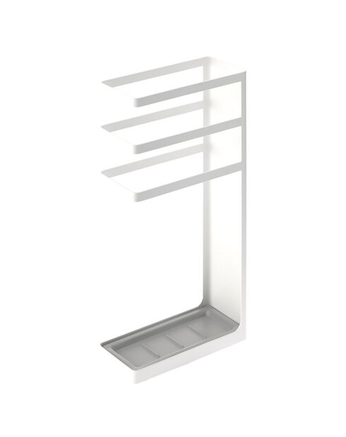 Porte-parapluies Slym blanc - 23x10.5x45 cm