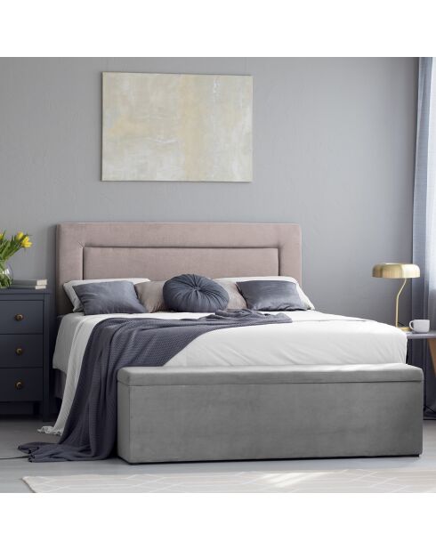 Tête de lit Ancona rose clair - 160x120 cm