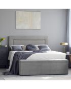 Tête de lit Ancona gris clair - 200x120 cm