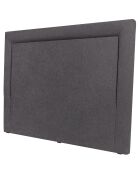 Tête de lit Ancona gris foncé - 160x120 cm