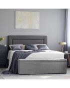 Tête de lit Ancona gris foncé - 160x120 cm
