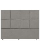 Tête de lit Barletta gris clair - 160x120 cm