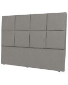 Tête de lit Barletta gris clair - 160x120 cm