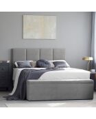 Tête de lit Barletta gris clair - 160x120 cm