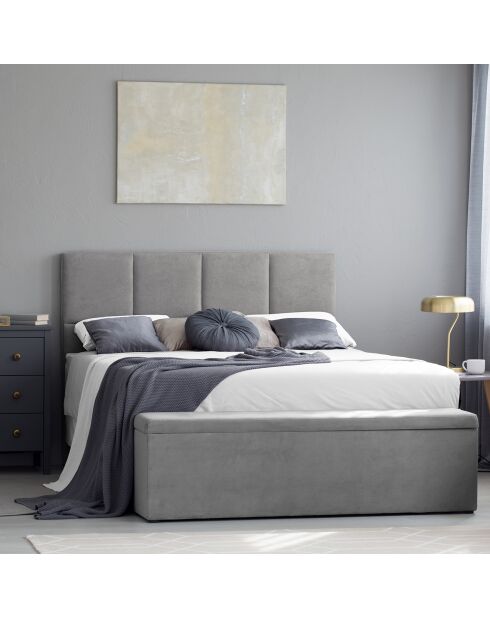Tête de lit Barletta gris clair - 180x120 cm