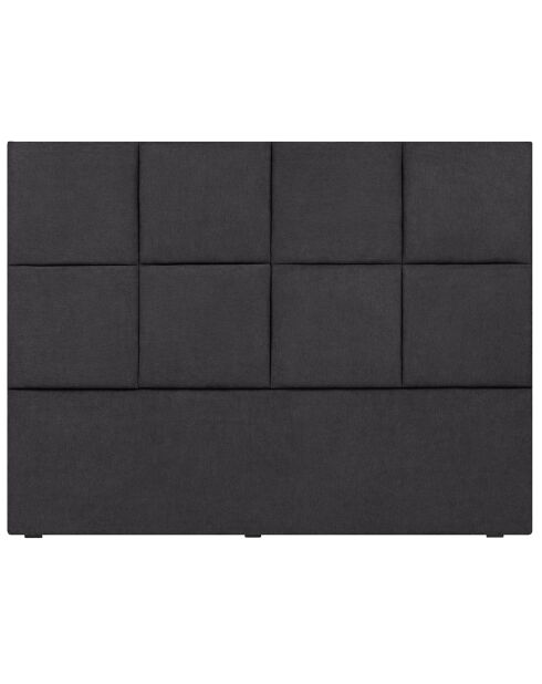 Tête de lit Barletta gris foncé - 140x120 cm