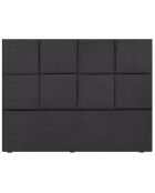 Tête de lit Barletta gris foncé - 180x120 cm