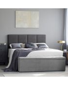 Tête de lit Barletta gris foncé - 180x120 cm