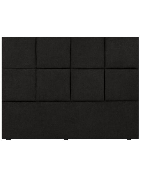 Tête de lit Barletta noire - 140x120 cm