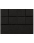 Tête de lit Barletta noire - 160x120 cm