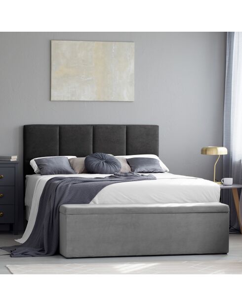 Tête de lit Barletta noire - 200x120 cm