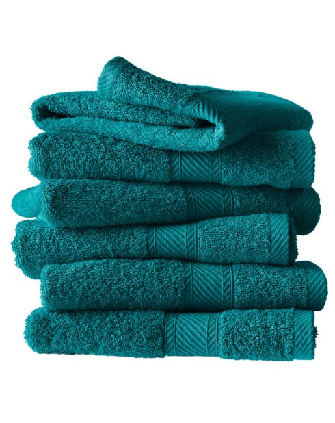 6 H Collection Badetücher, 50 x 100 cm, Seegrün