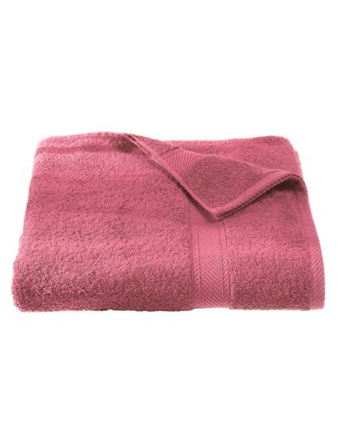 Drap de bain Collection H carmin - 100x150 cm