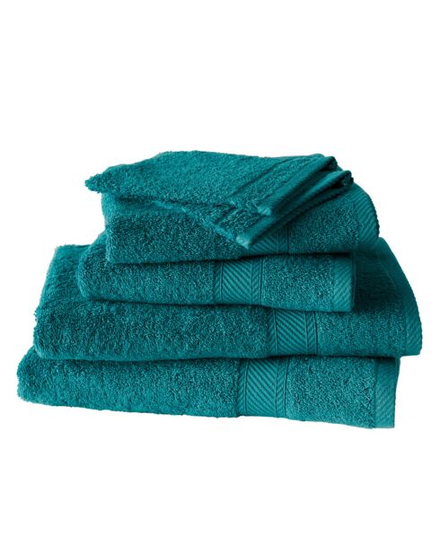 Set de bain Collection H vert du lac - 6 pièces