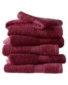 6 Collection H Badetücher Rote Beete rot - 50x100 cm