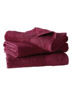 3 toallas de ducha Colección H remolacha roja - 70x140 cm
