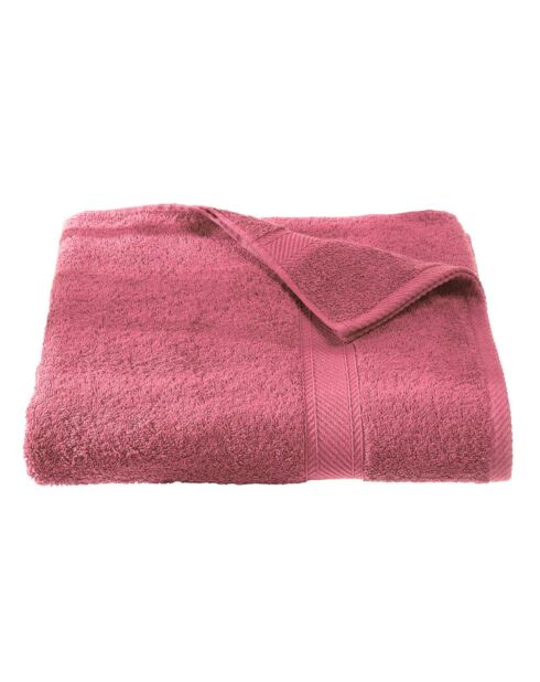 Maxi drap de bain Collection H carmin - 100x200 cm