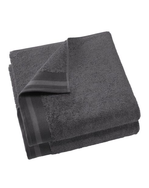 Contessa Luxury Collection Duschtücher, 70 x 140 cm, Dunkelgrau, 2 Stück