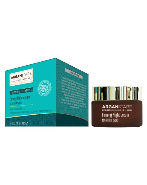 Crème de nuit raffermissante - Tout type de peau - 50 ml