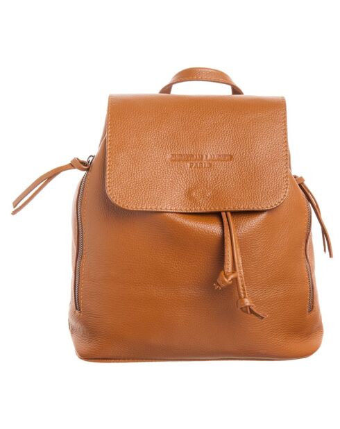 Sac à dos en Cuir Roxy camel - 32x30x10 cm