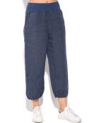 Pantacourt 100% Lin Lucie bleu