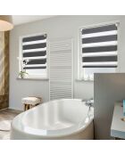 Store enrouleur Jour/Nuit Zebra gris - 60x120 cm