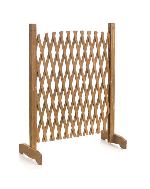 Barrière extensible en bois Animalerie bois - 150x90 cm
