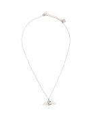 Collier Corne en Acier blanc