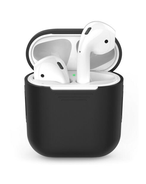 Protection en silicone Apple AirPods (sans AirPods) noire