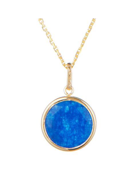 Jade-Anhänger aus 0,22 Karat Gelbgold