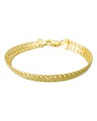 Bracelet Maille infini ovalisé or jaune