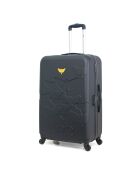 Valise Moyen Séjour 4 roues simples Aelys  65 cm noire