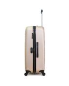 Valise Moyen Séjour 4 roues simples Nais 65 cm beige