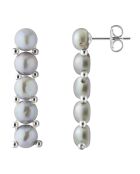 Pendientes Pearl Grill con 5 perlas de agua dulce