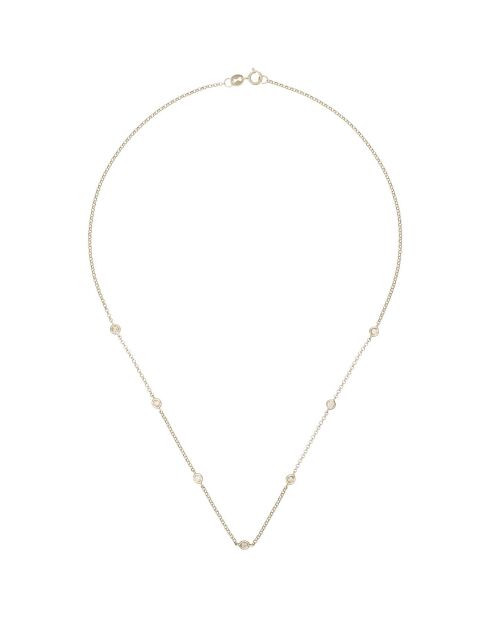 Collier Sunshine Diamants 0.22 ct or jaune