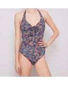 Maillot de Bain 1 pièce Plantas  marine