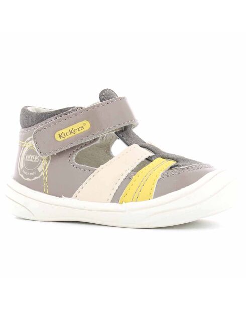 Salomés Bébé marron clair/jaune