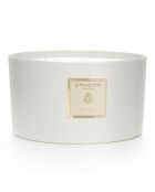 Bougie parfumée White Pearl Collection Jasmin - 3 mèches 40h