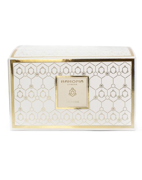 Bougie parfumée White Pearl Collection Jasmin - 3 mèches 40h