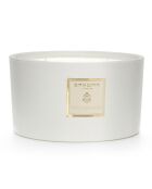 Bougie parfumée White Pearl Collection Lavande sauvage - 3 mèches 40h