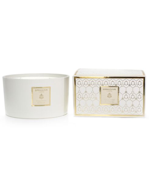 White Pearl Collection Portifino Blossom geurkaars - 3 lonten 40u