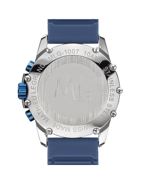 Montre Homme en Silicone bleue