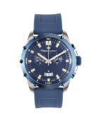 Montre Homme en Silicone bleue