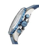 Montre Homme en Silicone bleue