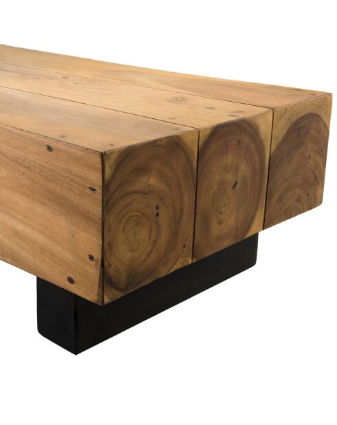 Table basse Suzy bois - 120x60x36 cm