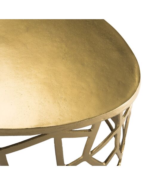 Jonas ovaler Couchtisch Gold - 150x60x40 cm