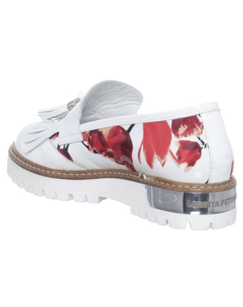 Mocassins en Cuir Emma blanches