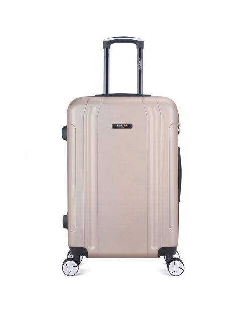 3 Baltimore 55/65/75 cm gouden koffers met 4 wielen