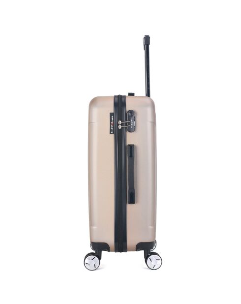 3 Baltimore 55/65/75 cm gouden koffers met 4 wielen